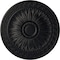 Ekena Millwork Randee Ceiling Medallion (Fits Canopies up to 3 7/8"), Hand-Painted Steel Gray, 20"OD x 1 3/8"P CM20HASGS - alternate 1